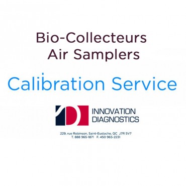 Triobas - Airwel - Samplair calibration services Air sampler calibration / rental services Innovation Diagnostics