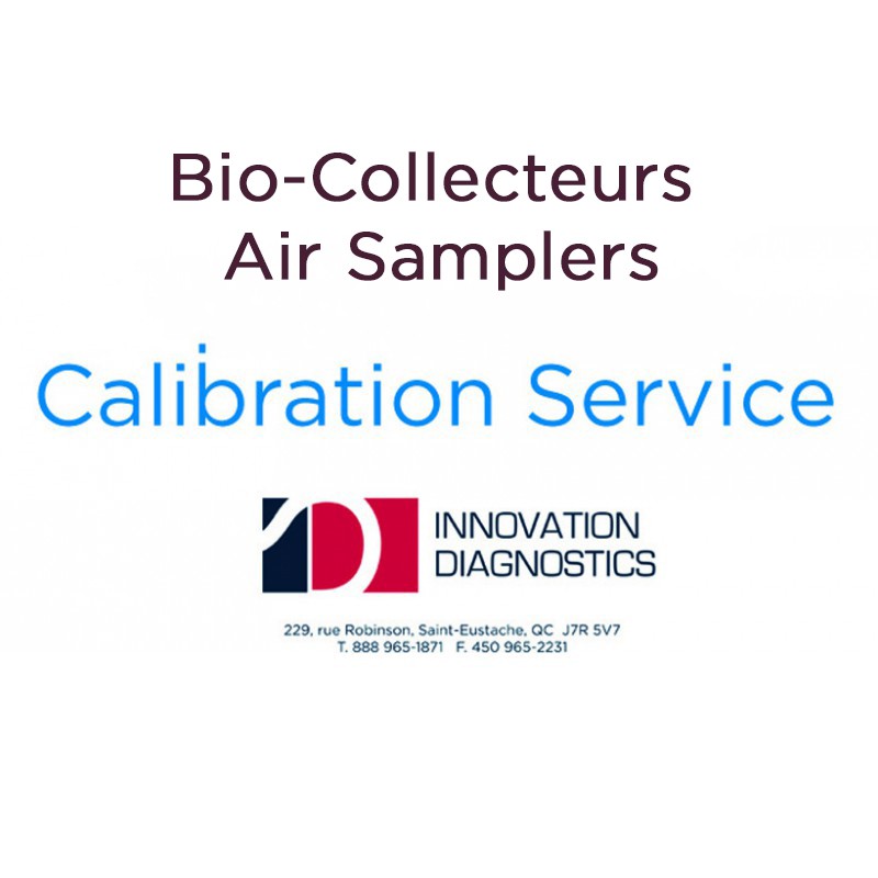 Triobas - Airwel - Samplair calibration services Air sampler calibration / rental services Innovation Diagnostics