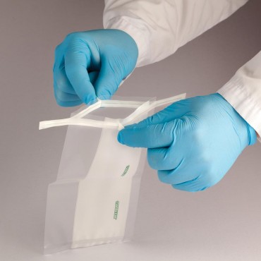 Sterile sample bags 3.0 X 7.0 with closure, Printed Sterile Sample Bags LABPLAS