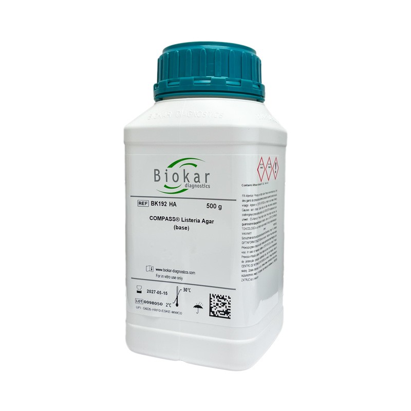 Compass Listeria Chromogenic Media Biokar