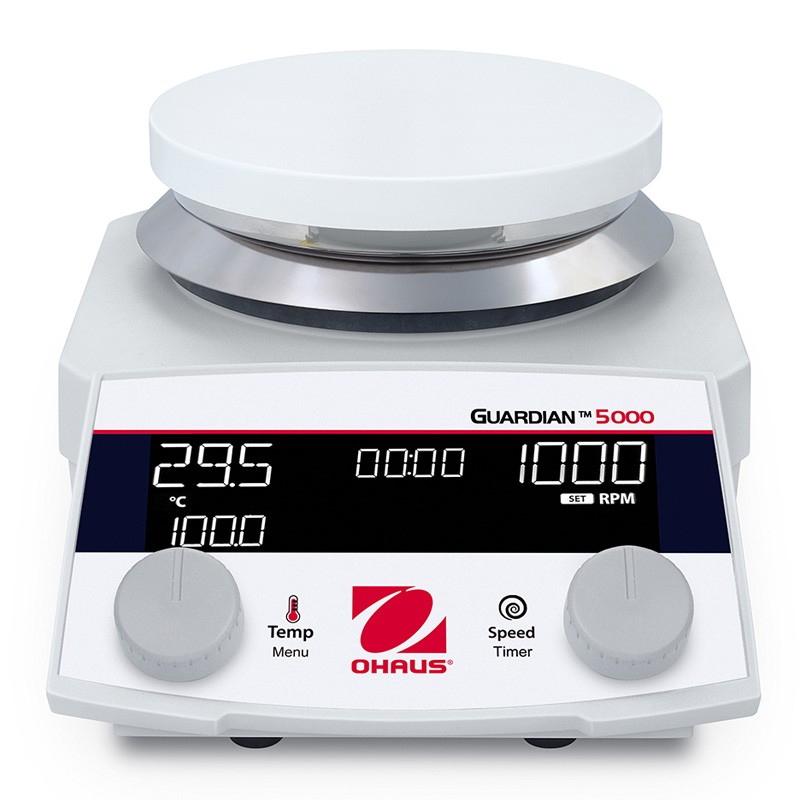 Guardian™ 5000 Hotplate Stirrers Hotplates & Stirrers OHAUS Guardian™ 5000 Hotplate Stirrers Hotplates & Stirrers OHAUS