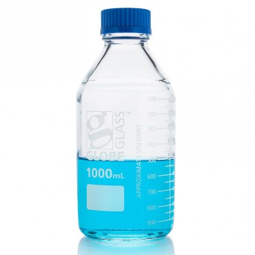 Glass Media Bottle Storage Bottles Globe Scientific