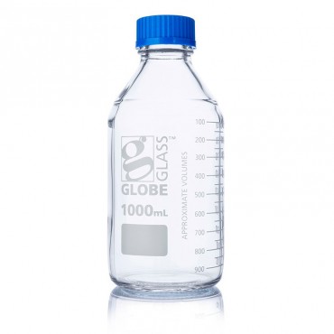 Glass Media Bottle Storage Bottles Globe Scientific