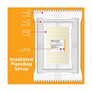 SterEM™ Gélose R2A, USP, irradié, triple emballage