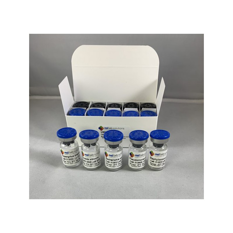 MicroMix Pharma USP51 Kit (5 strains) Reference Material for Pharma (USP 51) SPEX Certiprep LLC MicroMix Pharma USP51 Kit (5 strains) Reference Material for Pharma (USP 51) SPEX Certiprep LLC