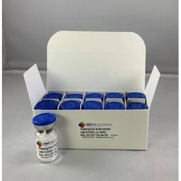MicroMix Pharma USP61/62 (A.brasiliensis - ATCC16404) Reference Material for Pharma (USP 61/62) - Growth Promotion - Inhibito...