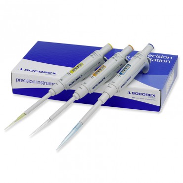 TrioPack Acura 1000ul - 5ml - 10ml Manual Pipette SOCOREX