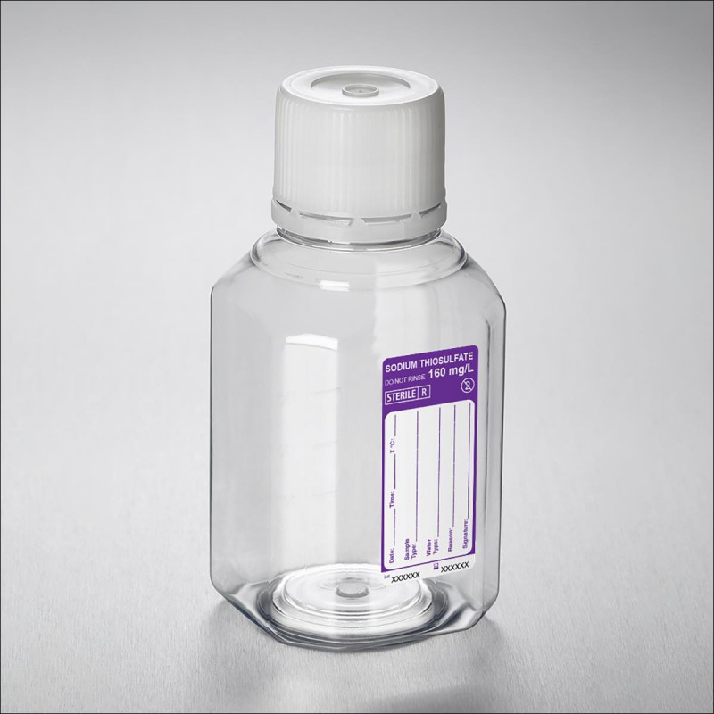 Water sampling bottle, 250ml with thiosulfate Sampling Bottles Corning