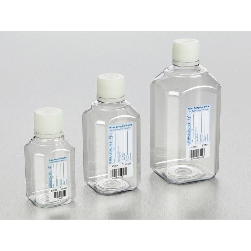 Sampling bottle, 125ml with thiosulfate Sampling Bottles Corning